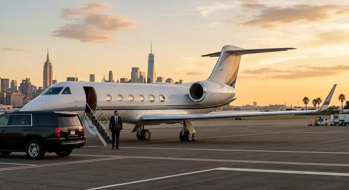 private jet charter flight Miami to New York